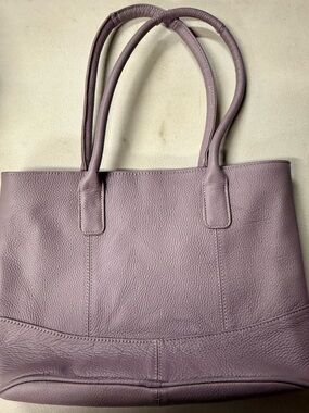 AMERI LEATHER Casual Handbag in Eggplant Purple